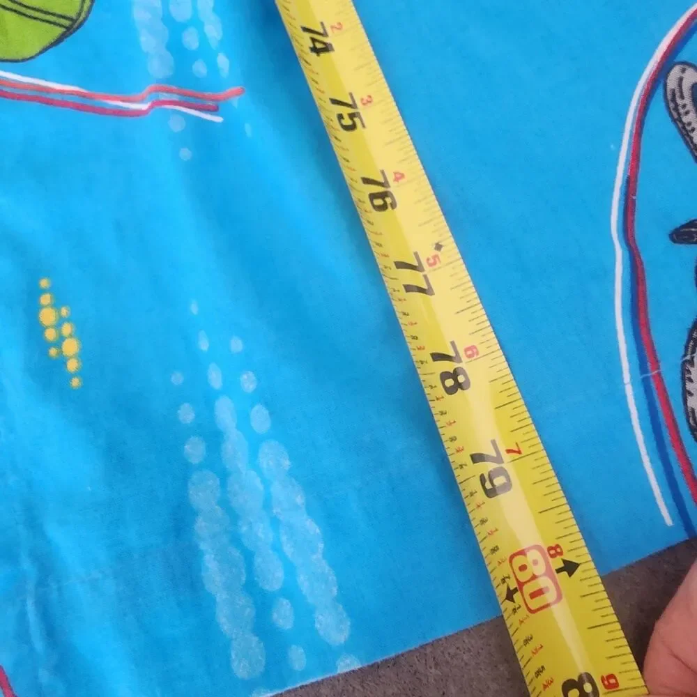 Vintage 2000 Nickelodeon Rocket Power Window Curtain Valance Franco Kids Decor